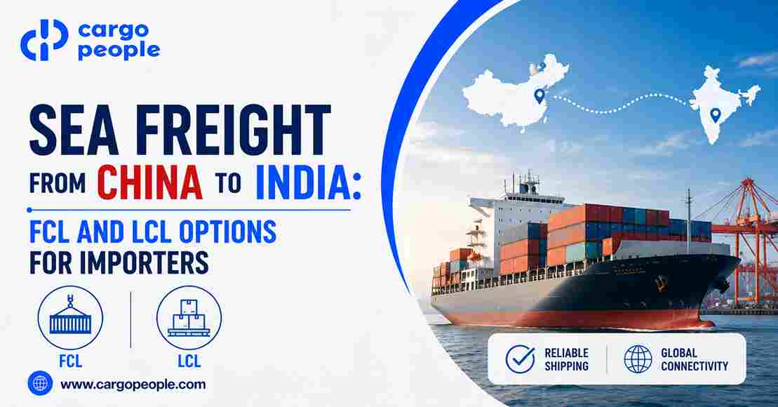 Sea Freight from China to India: FCL and LCL Options for Importers